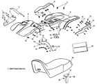 0451168-070 Polaris Mudflap Rear Rh