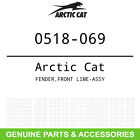 0518-069 Arctic Cat Oem Fender Front
