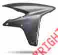 11748-30 New Honda Trx 450r 04 05 Black Carbon Fiber Plastic Stock Radiator Air Scoops