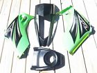 14091-s088-535 14091-s086-535 Kawasaki Kfx Gas Tank Right Left Side Covers Green