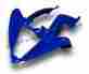 189806 Maier New Yamaha Raptor 700 13 16 Dark Blue Plastic Custom Front Fender Plastics