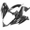 800-841-2960 18990-30 Maier Black Carbon Fiber Atv Front Fender Replacement Plastic