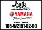 1c5-w2151-02-00 Yamaha Front Fender Comp New Oem 766856494966
