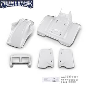 Mm0323011 2014mmotor Fit For 85-86 Honda Atc 350x White Plastic Front And Rear Fender Complete Set