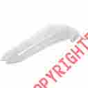 204088-0002 2040880002 Acerbis White Rear Fender 886687013430
