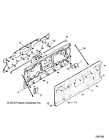2636173-293 Polaris Asmpnl Trim Clip Tpo New Oem