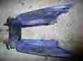 2gu-21711-20-00 Yamaha Oem 1989 Banshee Yfz 350 Gas Tank Side Cover Plastic Blue Fairing