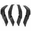 2ud-f15e0-v0-00 2udf15e0v000 Yamaha 2016 Grizzly Tpo Plastic Overfenders By Black