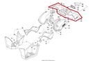 3307-242 Artic Cat New Oem Arctic Rear Fender Panel Upper Lime