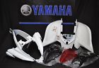 4573 Yamaha Raptor Plastics Genuine Fenders Complete Set White Black
