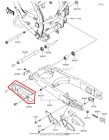 55020-0336 Kawasaki New Oem Klx Chain Guide Guard