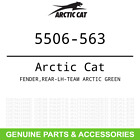 5506-563 Arctic Cat Oem Fender Green