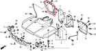 61861-hm8-000za Honda New Oem Trx Recon Front Right Splash Mud Guard