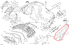 705009033 New Oem Maverick Left Rear Fender Yellow