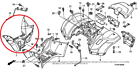 80121-hp5-600za Honda Trx420fea Fourtrax Rancher