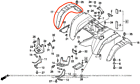 80220-hm5-850za Honda Oem Fourtrax 300