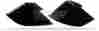 8564300002 Polisport Front Fender Black