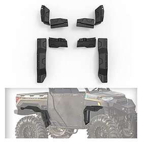 A & Utv Pro 769891713115 And Wider Extended Fender Flares For Polaris Ranger Xp 1000 Crew 8pcs
