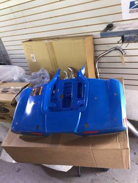 61000211-000-00m Aeon Polaris Atv Rear Blue Fender