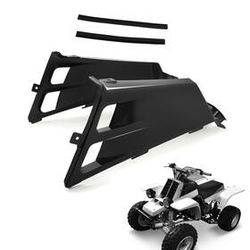 Ta0716 Aftermarket For Yamaha Banshee 350 Gas Tank Side Covers Plastic Wrap 1987-2006 Black