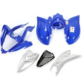 Ta0768 Aftermarket For Yamaha Raptor 700 2006-2025 Plastics Kit Bodywork Fenders Blue Complete Set