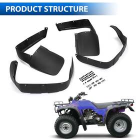 Ta1097 Aftermarket Fit For 96-00 Honda Fourtrax Trx300 Trx 300 Fw Fender Flaps Mud Splash Guards