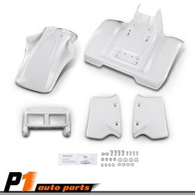Allgood302417 Allgoodauto Front And Rear Fender Complete Set Fit For 85-86 Honda Atc 350x White Plastic