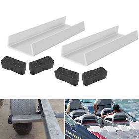 Vi1259 Aluminum Fender Mounts For Boat Trailer Round And Step Pad Bolt On Brackets 2pcs