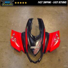 2506-458 Arctic Cat Genuine Oem 04-07 400 Dvx Front Fender Mud Splash Guards Cut