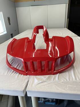 Arctic Cat 2516-063 Front Atv Fender Assembly Red With Decals