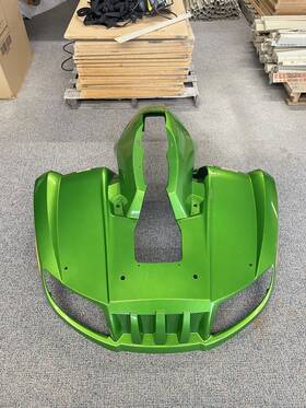 2516-392 Arctic Cat 2010 Thundercat Efi Metallic Apple Green Front Fender Atv