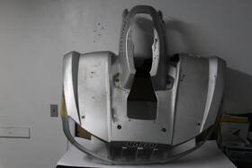 2516-058 Artic Cat 2009 Arctic 700 H1 H 1 4x4 Automatic Efi Silver Front Upper Nose Fairing Cow