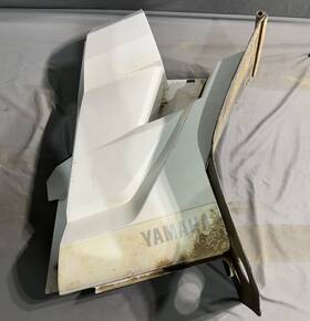B4m-f1741-50-00 Used Yamaha Wolverine Rmax Utv Side Cover 4- Left