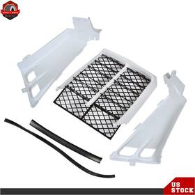 Ber405315 Berliii For Yamaha Banshee Plastic Gas Tank Side Covers Grill 1987-2006 White