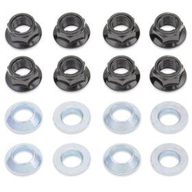 2005-lug.b Bolt Atv Hardware Locking Lug Nuts 10mm X 1.25 Black 8-pack