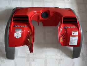 703500229 Bombadier 49888 2003 Quest 650 4x4 Oem Plastic Rear Fender With Light Excellent Red