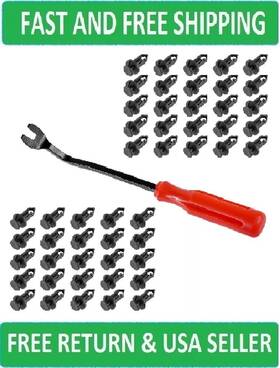 Ll1061rv101pp Caltric New 50 Fender Rivet Clips With Tool For Polaris Rzr 800/ S 4 800