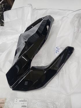 705016422 Can-am New 22-24 Defender Lone Star Front Right Rh Fender Night Black