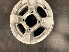 705401894 Can Am Defender 12 Inch Silver Front Wheel Take Off Part #705401894- See Photos
