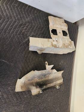 707600700 Can-am #a372 2010 Outlander 400 Xt 4x4 Exhaust Heat Shield Cover Set Oem