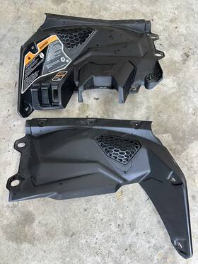 707900646 Can-am Oem 2023 Maverick X3 Turbo Rr Xds Left/right Dash Panel Covers