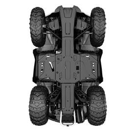 715002926 Can-am Hmwpe Underbelly Plates For Outlander G2