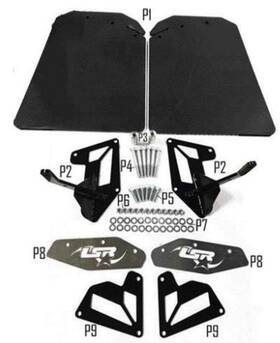 715004865 Can-am Maverick X3 Mud Flap Set
