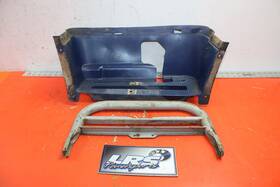 705000199 Canam 2002 Bombardier Quest 500 650 Blue Right Passenger Footwell And Bracket