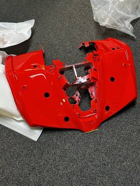9dqv-041021-3001-0rm00 Cf-moto Oem Cfmoto Front Fender Magma Red 2025/2026 Cforce 500