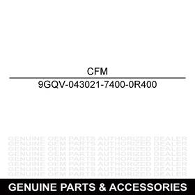 9gqv-043021-7400-0r400 Cfmoto Fire Red Rear Fender