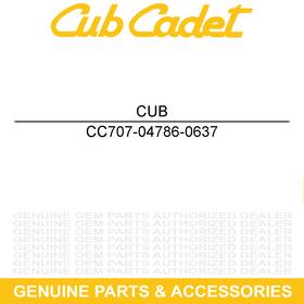 707-04786-0637 Cub Cadet Bed Guide Bracket Volunteer Wt Tracker Fis Efi Diesel