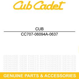 707-06094a-0637 Cub Cadet Fender Bracket Left Hand Powder Black Challenger 4x2