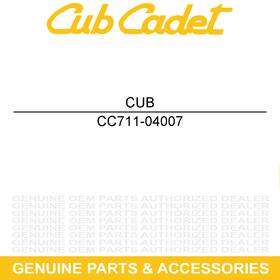 711-04007 Cub Cadet Clevis Pin .50x2.25 Volunteer Wt Lift Fire Electric Efi