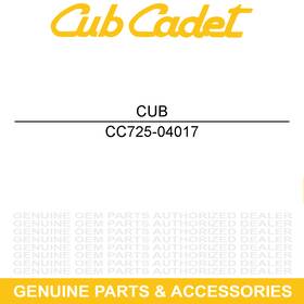 725-04017 Cub Cadet Outlet Receptical Rear Fire Electric Country Big